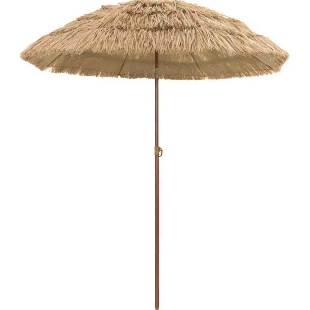 Pelouses & Jardins-vidaXL Parasol de jardin Naturel 160 x 160 x 196 cm