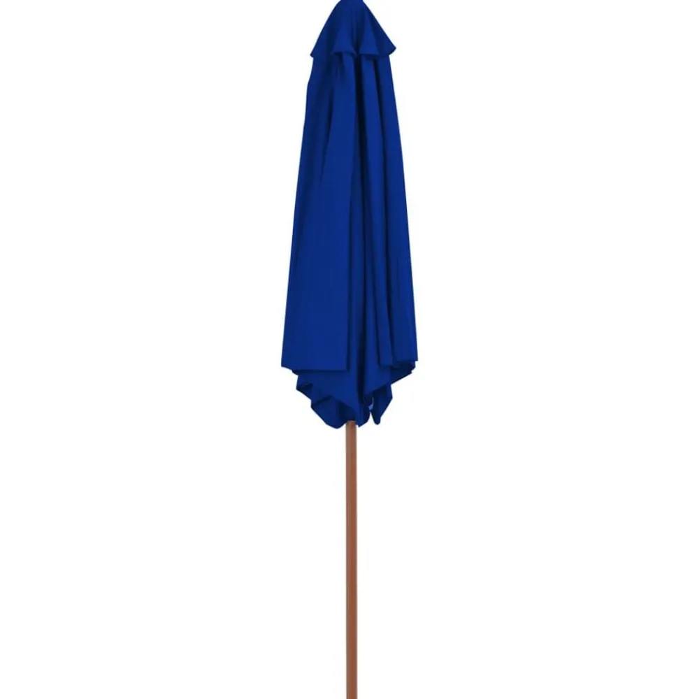 vidaXL Parasol de jardin avec mât en bois 270 cm