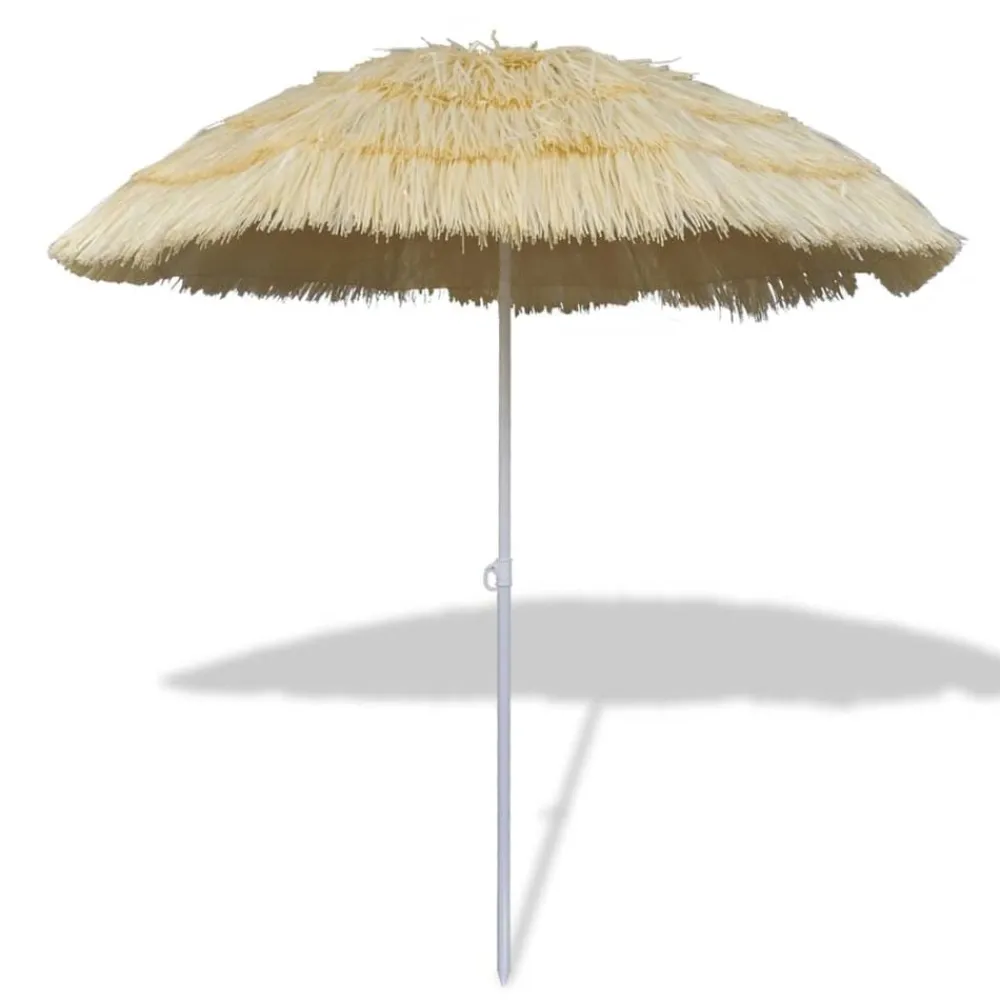 Pelouses & Jardins-vidaXL Parasol de plage inclinable style Hawaii