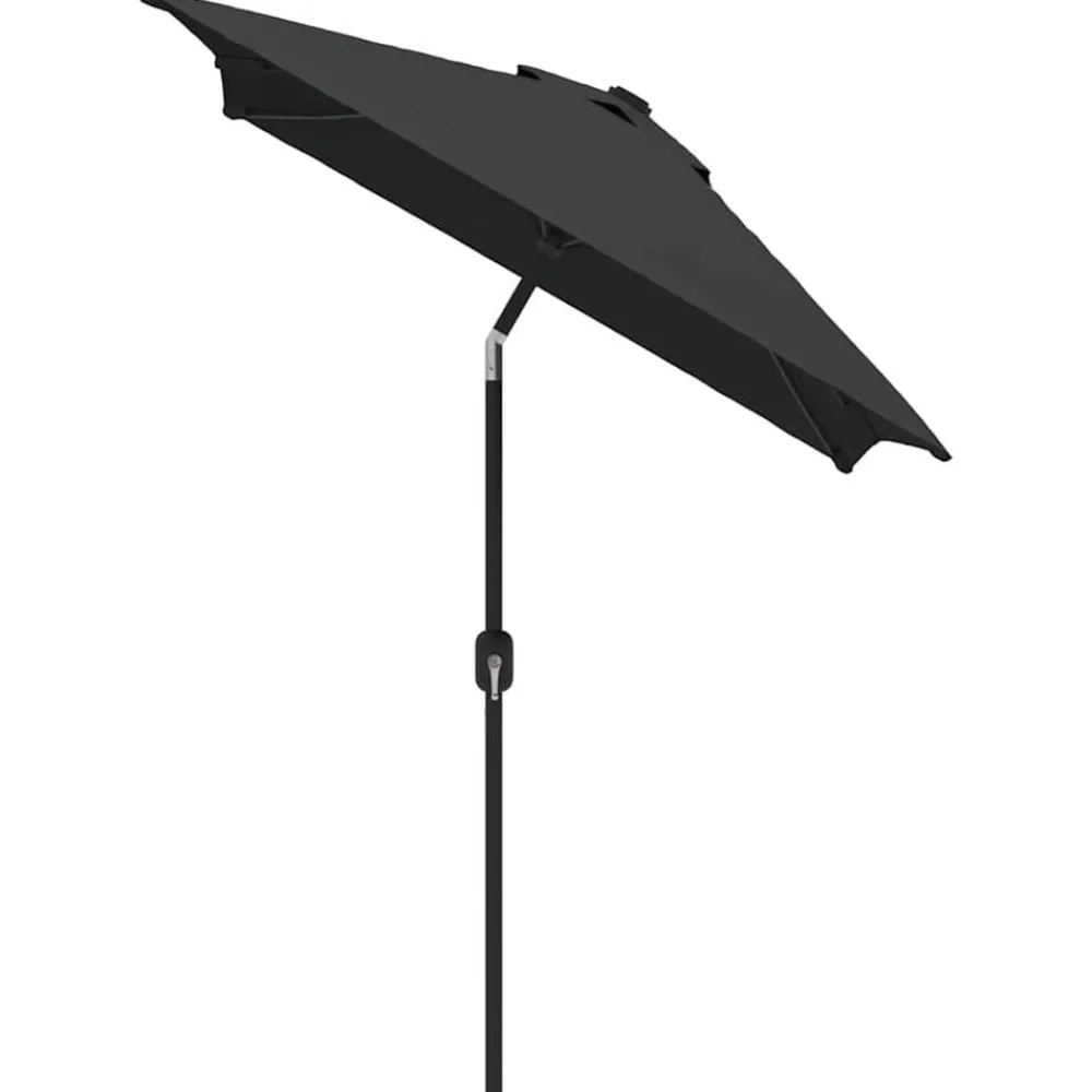 Pelouses & Jardins-vidaXL Parasol d'extérieur avec mât en métal 300x200 cm Anthracite
