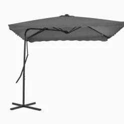 vidaXL Parasol d'extérieur avec mât en acier 250 x 250 cm