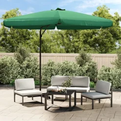 vidaXL Parasol d'extérieur avec mât en acier 300 cm