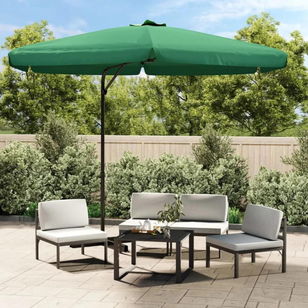 vidaXL Parasol d'extérieur avec mât en acier 300 cm
