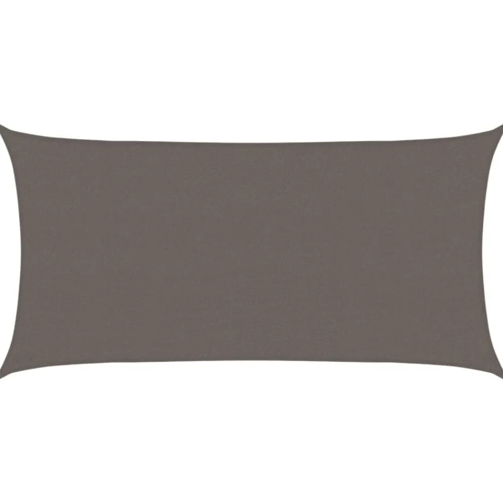 Pelouses & Jardins-vidaXL Parasol en PEHD rectangulaire 2x4 m Anthracite
