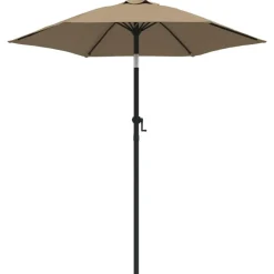 vidaXL Parasol 200x224 cm Aluminium