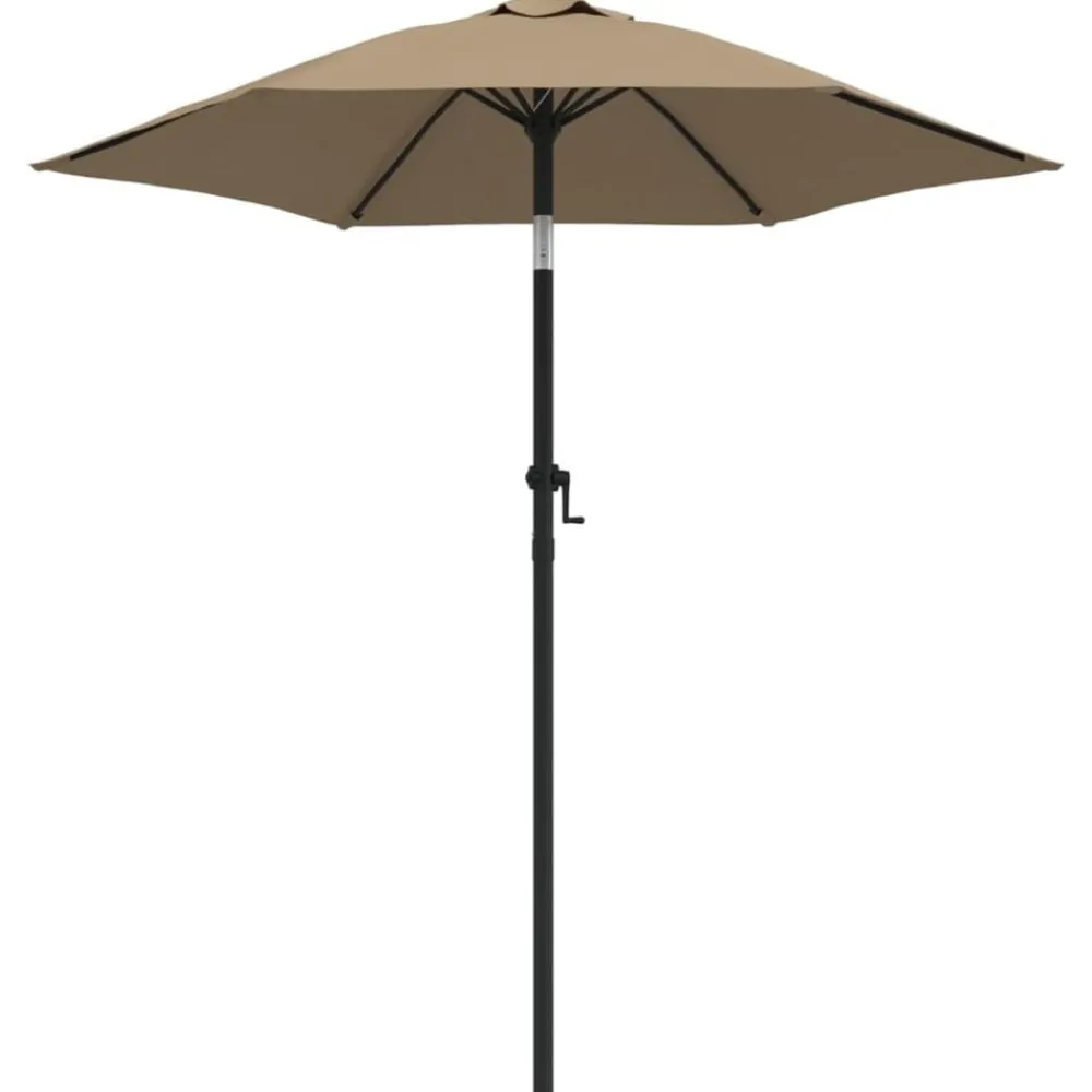 vidaXL Parasol 200x224 cm Aluminium