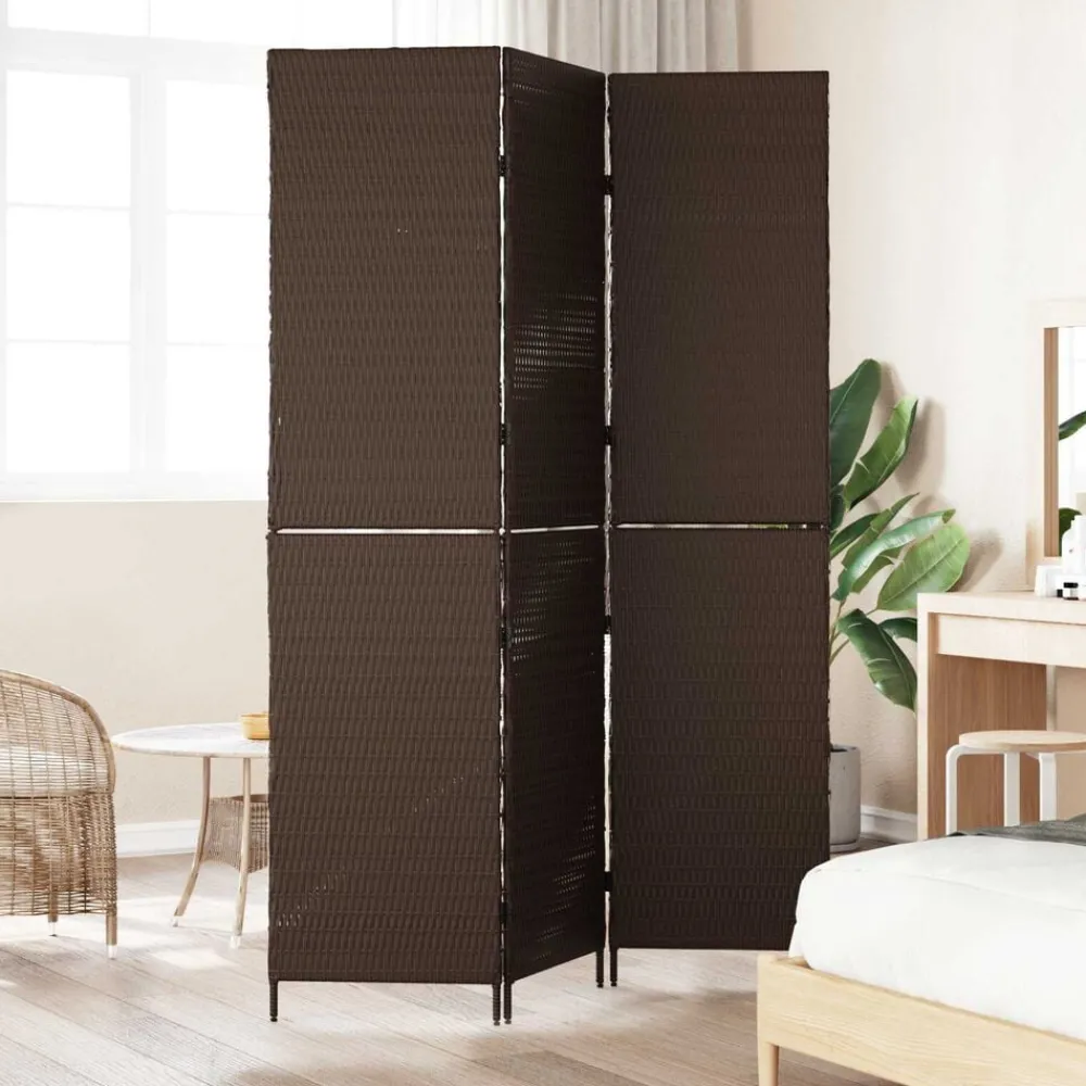 vidaXL Paravent 146 x 180 cm. polyrotin