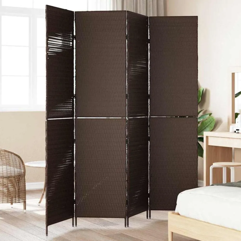 vidaXL Paravent 195 x 180 cm polyrotin