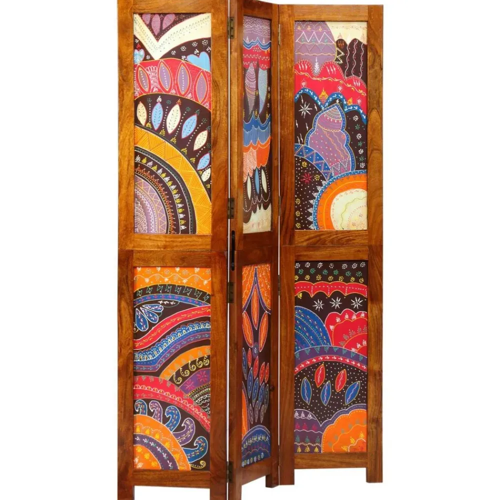 Séparateurs De Pièces-vidaXL Paravent Marron miel 105 x 1,5 x 160 cm Bois d'Acacia Massif