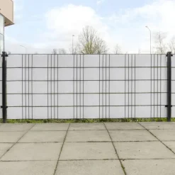 Clôtures & Barrières-vidaXL Paravents de balcon 10 pcs 255x19 cm résine tressée Blanc