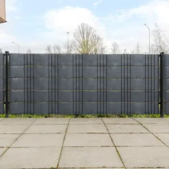 Clôtures & Barrières-vidaXL Paravents de balcon 5 pcs 255x19 cm résine tressée Anthracite