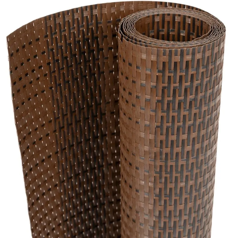 vidaXL Paravents de balcon 10pcs 255x19cm résine tressé
