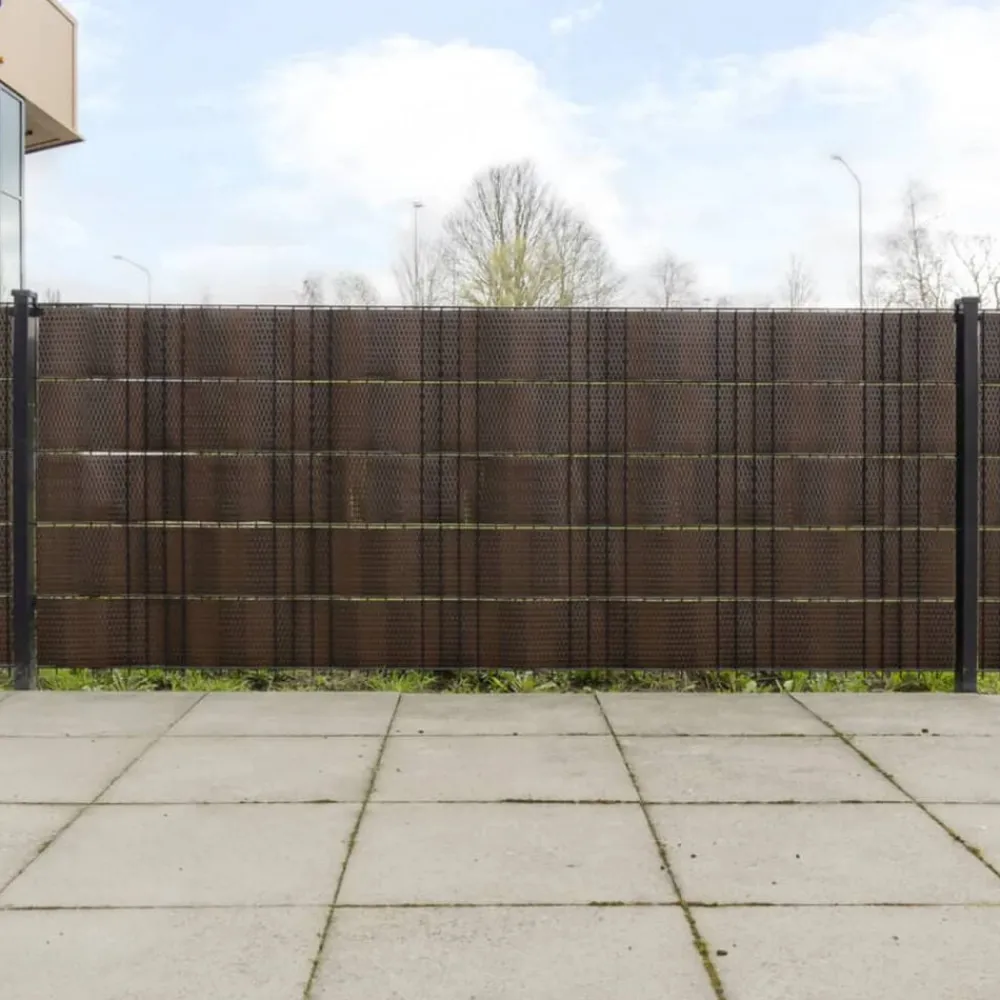 vidaXL Paravents de balcon 10pcs 255x19cm résine tressé