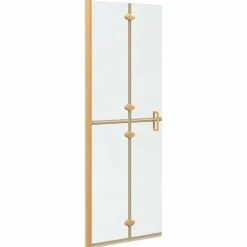 vidaXL Paroi de douche à l'italienne Doré 70 x 6,5 x 190 cm