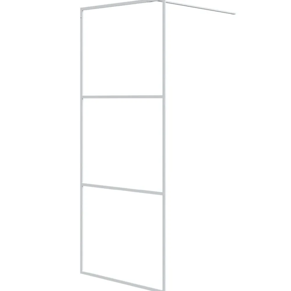 vidaXL Paroi de douche 80x195 cm Verre ESG transparent