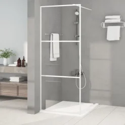 vidaXL Paroi de douche 80x195 cm Verre ESG transparent