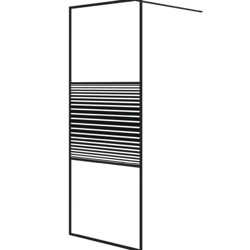 vidaXL Paroi de douche 80x195 cm Verre ESG transparent