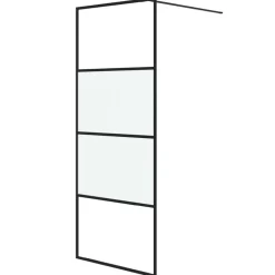 vidaXL Paroi de douche 80x195 cm Verre ESG demi-dépoli