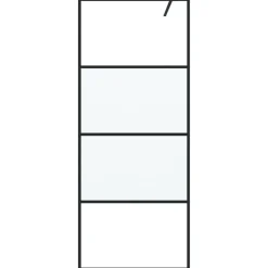 vidaXL Paroi de douche 80x195 cm Verre ESG demi-dépoli