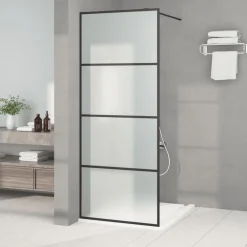 vidaXL Paroi de douche 80x195 cm Verre ESG dépoli