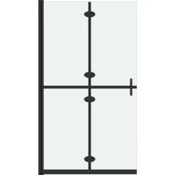 vidaXL Paroi de douche pliable Verre ESG dépoli 70x190 cm