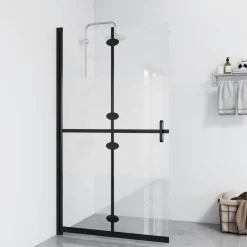 vidaXL Paroi de douche pliable Verre ESG demi-dépoli 70x190 cm