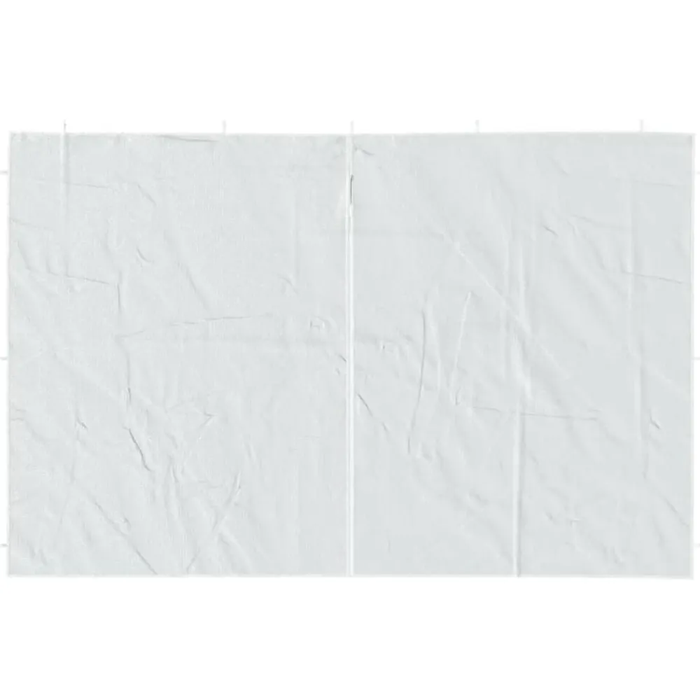 vidaXL Parois de tente de réception 2 pcs et fermeture éclair PE