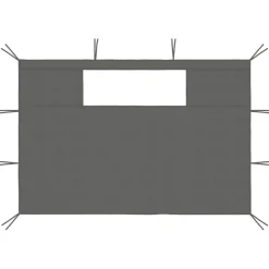 vidaXL Parois latérales de belvédère avec fenêtres 2 pcs
