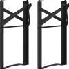Accessoires Pour Fauteuils-vidaXL Pattes de Banc à Bière Noir Acier enduit de poudre