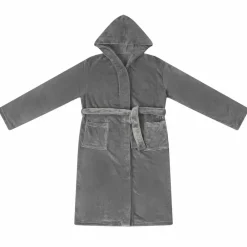 vidaXL Peignoir avec capuche s Flanelle