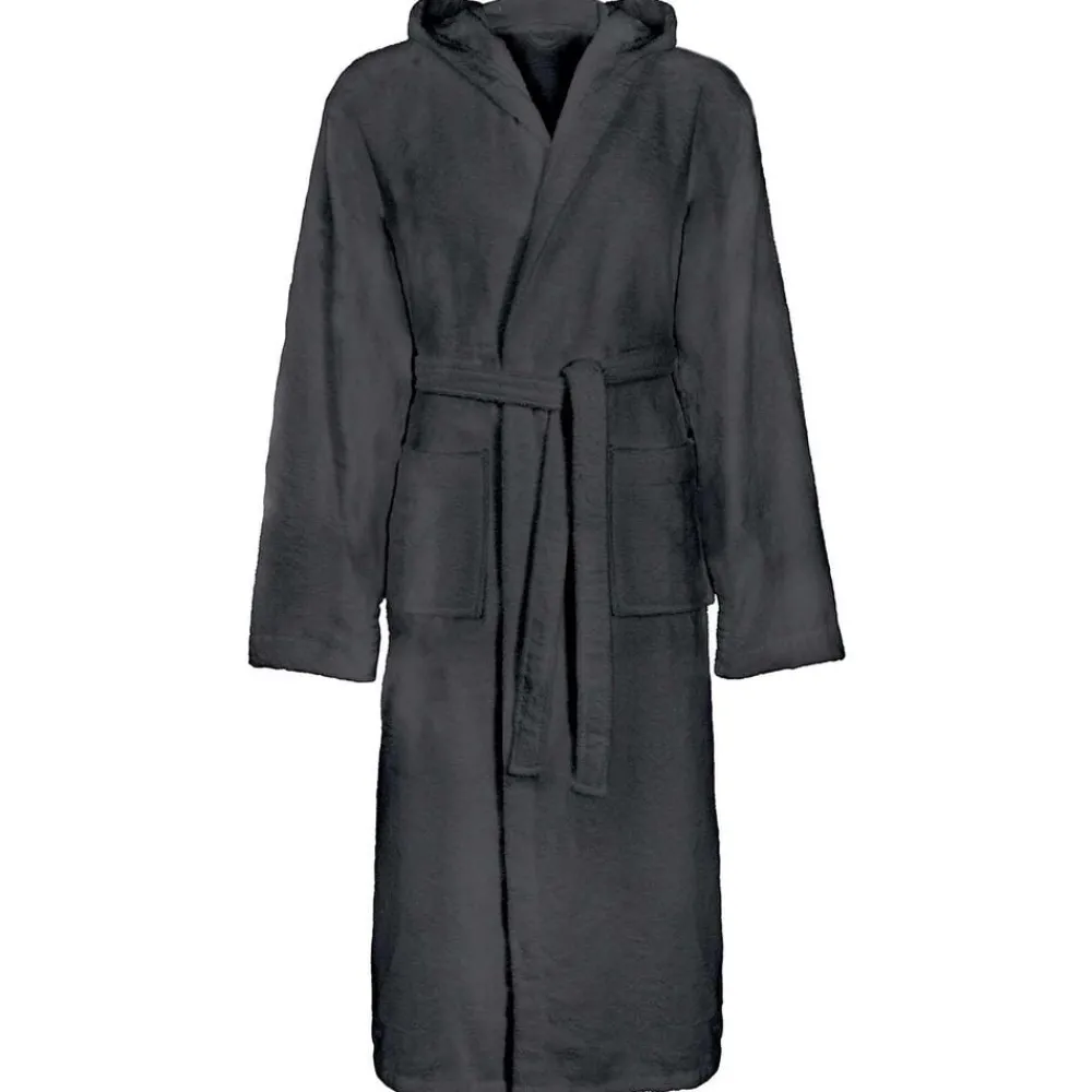 Vêtements & Accessoires-vidaXL Peignoir KINN S Coton Anthracite