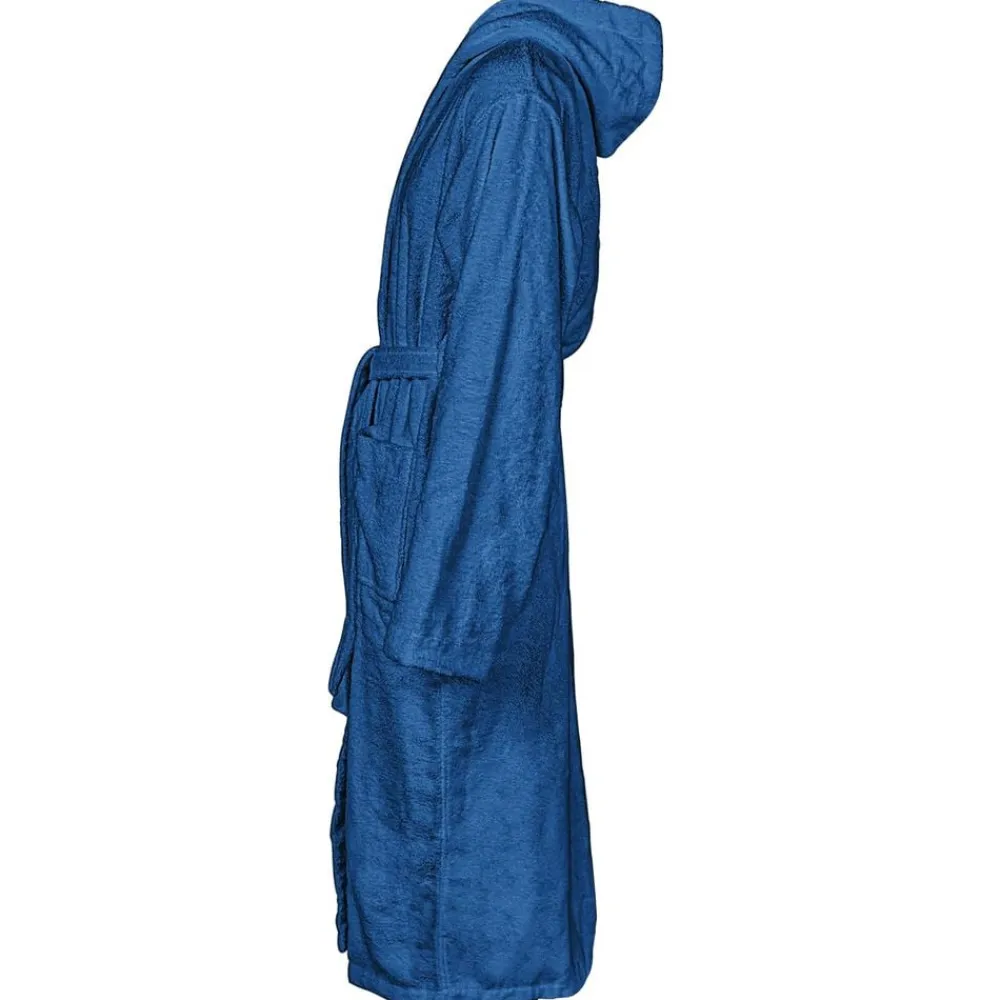vidaXL Peignoir KINN Bleu S Coton