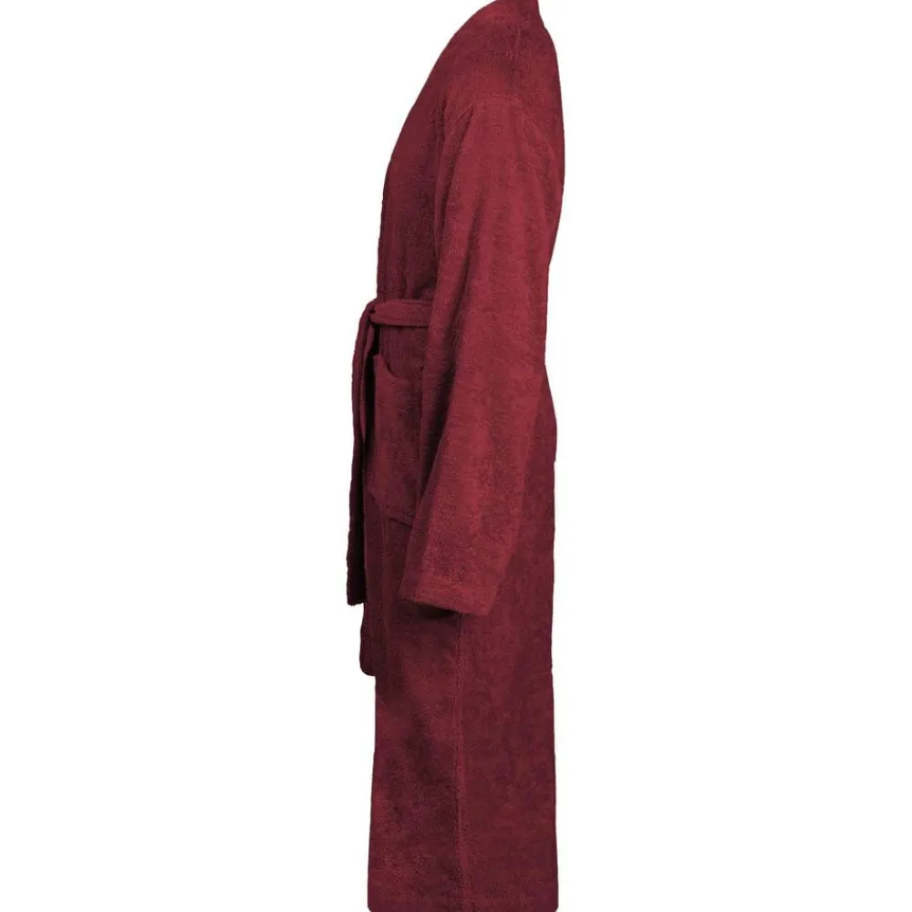 Vêtements & Accessoires-vidaXL Peignoir KINN Rouge S Coton Bordeaux