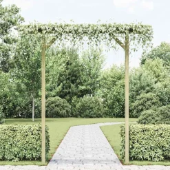 vidaXL Pergola de jardin 205 x 40 x 203 cm Bois
