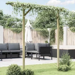 vidaXL Pergola de jardin 205 x 40 x 203 cm Bois