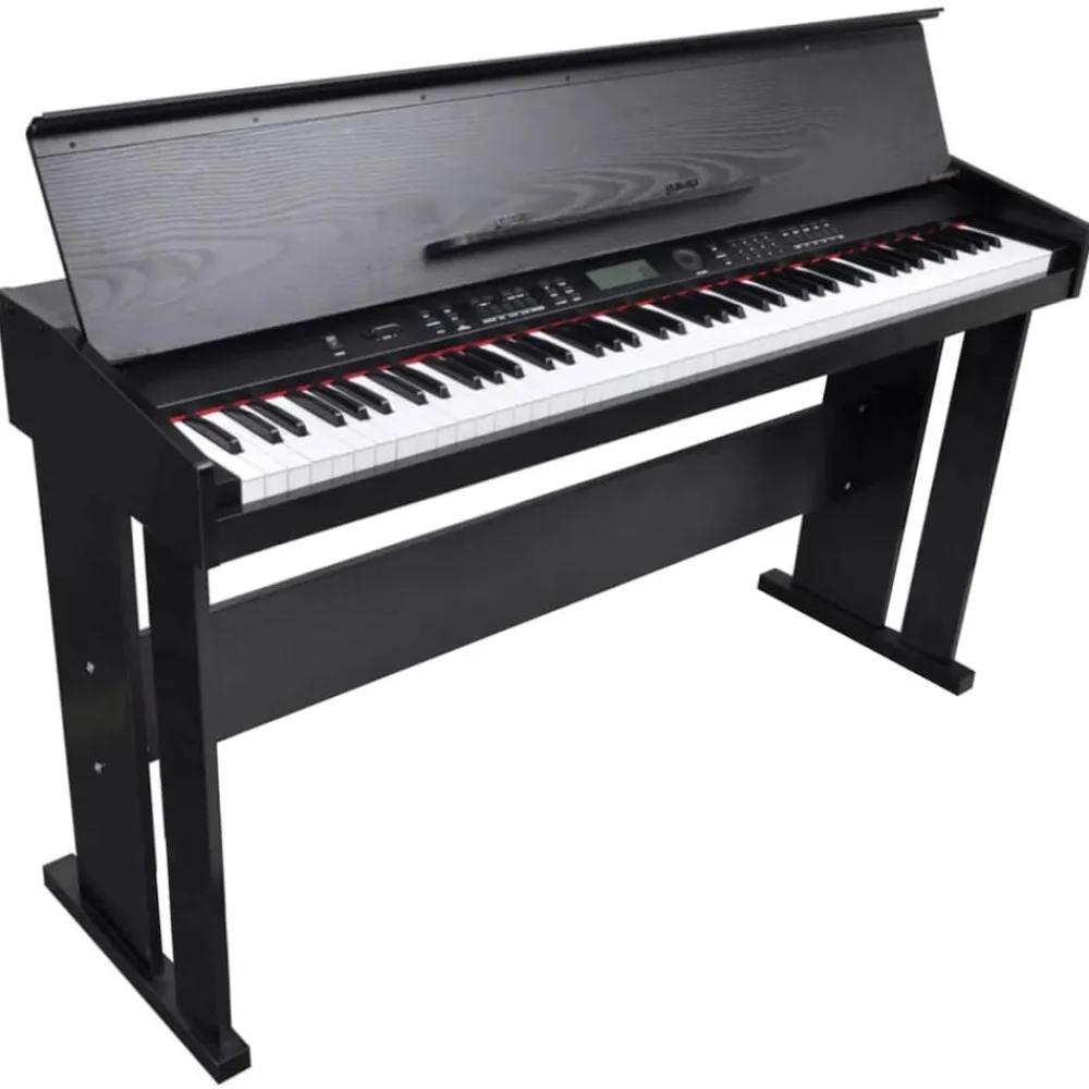 vidaXL Piano électronique/Piano numérique avec 88 touches et support