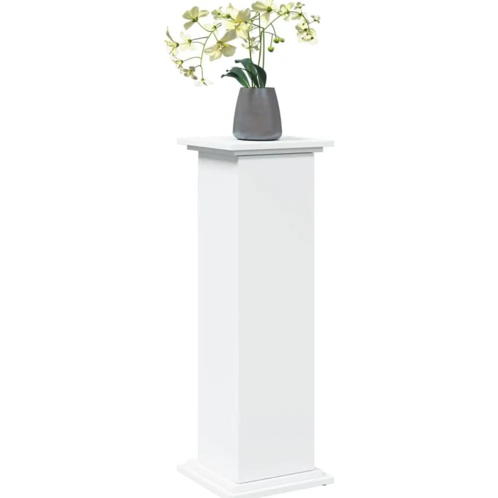 vidaXL Piédestal avec rangement 31x30x90 cm bois d'ingénierie