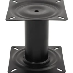 vidaXL Piédestal de siège de bateau noir 18 cm acier