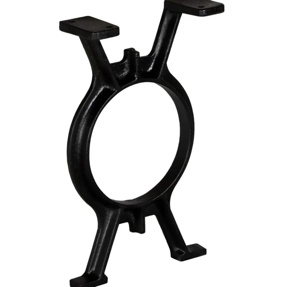 vidaXL Pied de banc 2 pcs Cadre en O Fonte