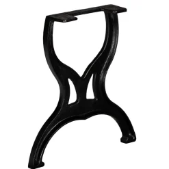 Accessoires Pour Tables-vidaXL Pied de banc 2 pcs Cadre en X Fonte