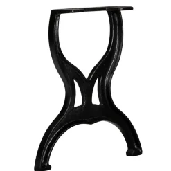 Accessoires Pour Tables-vidaXL Pied de banc 2 pcs Cadre en X Fonte