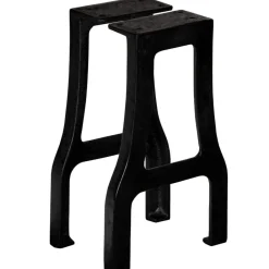 vidaXL Pied de banc 2 pcs Cadre en A Fonte