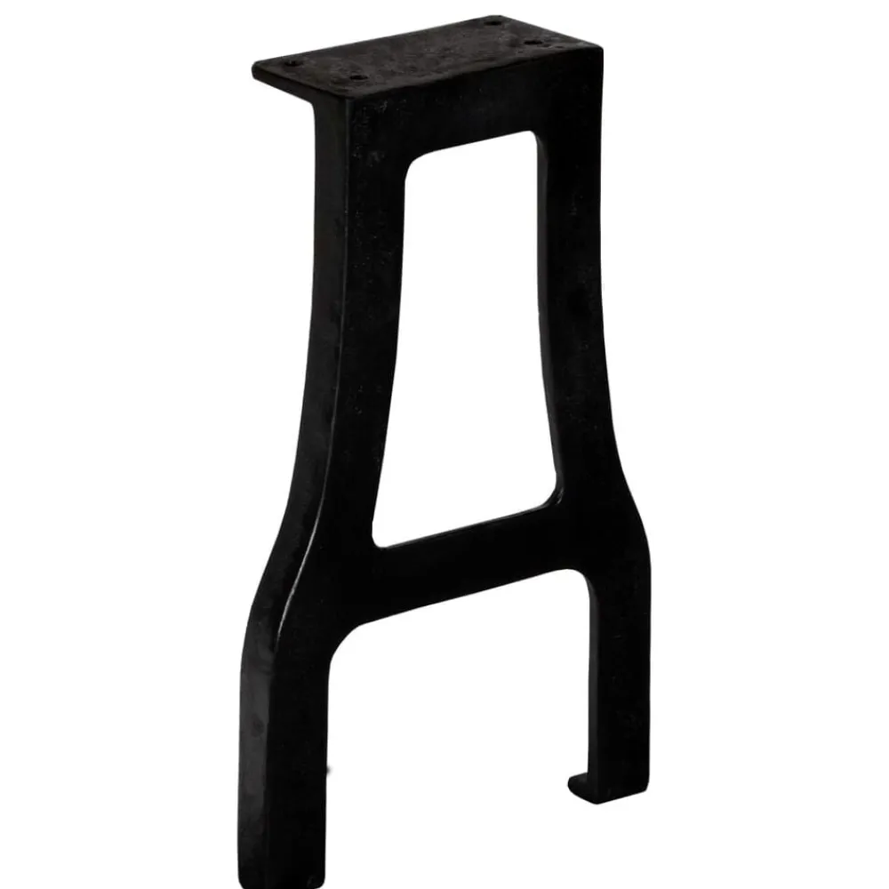 vidaXL Pied de banc 2 pcs Cadre en A Fonte