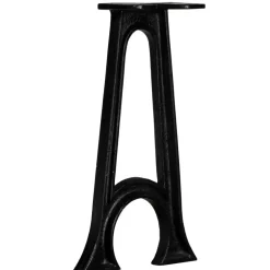 Accessoires Pour Tables-vidaXL Pied de banc 2 pcs Base voûtée Cadre en A Fonte