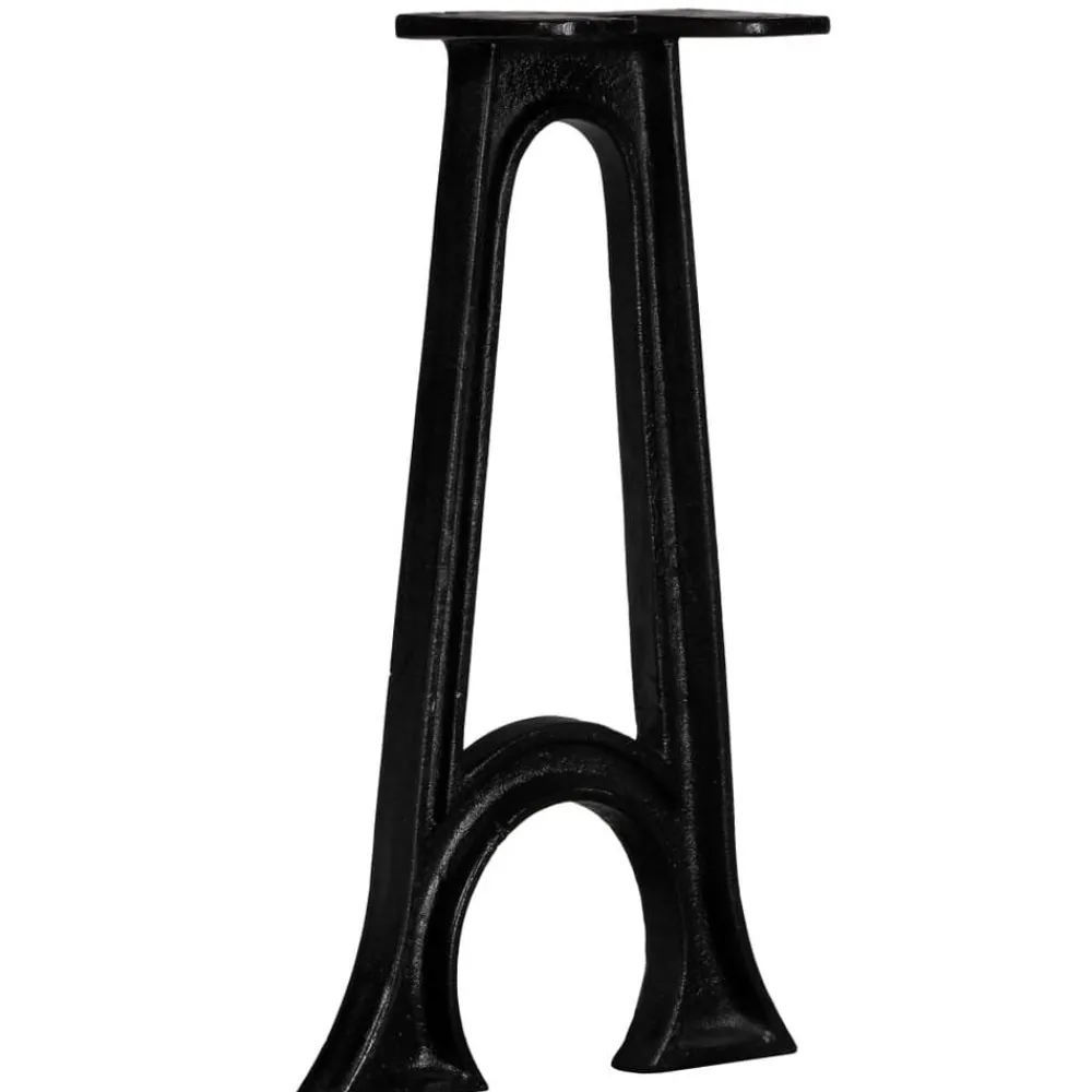Accessoires Pour Tables-vidaXL Pied de banc 2 pcs Base voûtée Cadre en A Fonte