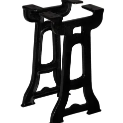 Accessoires Pour Tables-vidaXL Pied de banc 2 pcs Cadre en Y Fonte