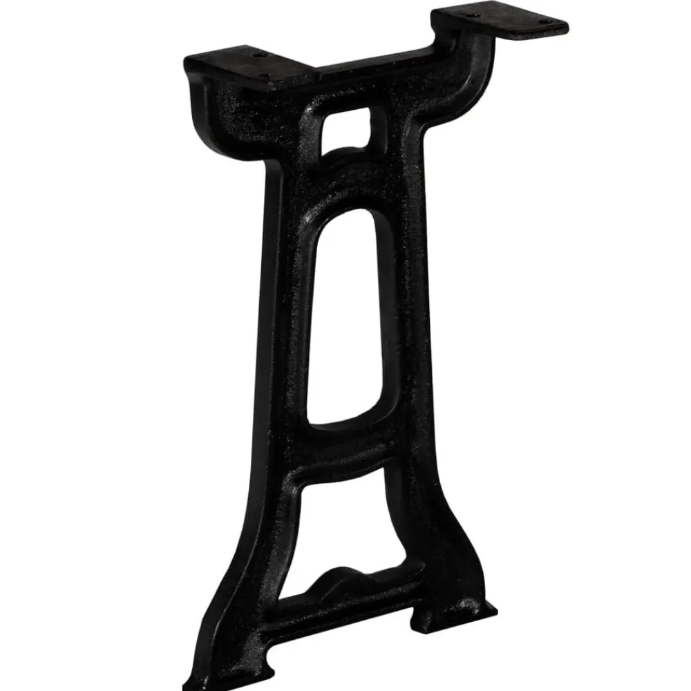 Accessoires Pour Tables-vidaXL Pied de banc 2 pcs Cadre en Y Fonte