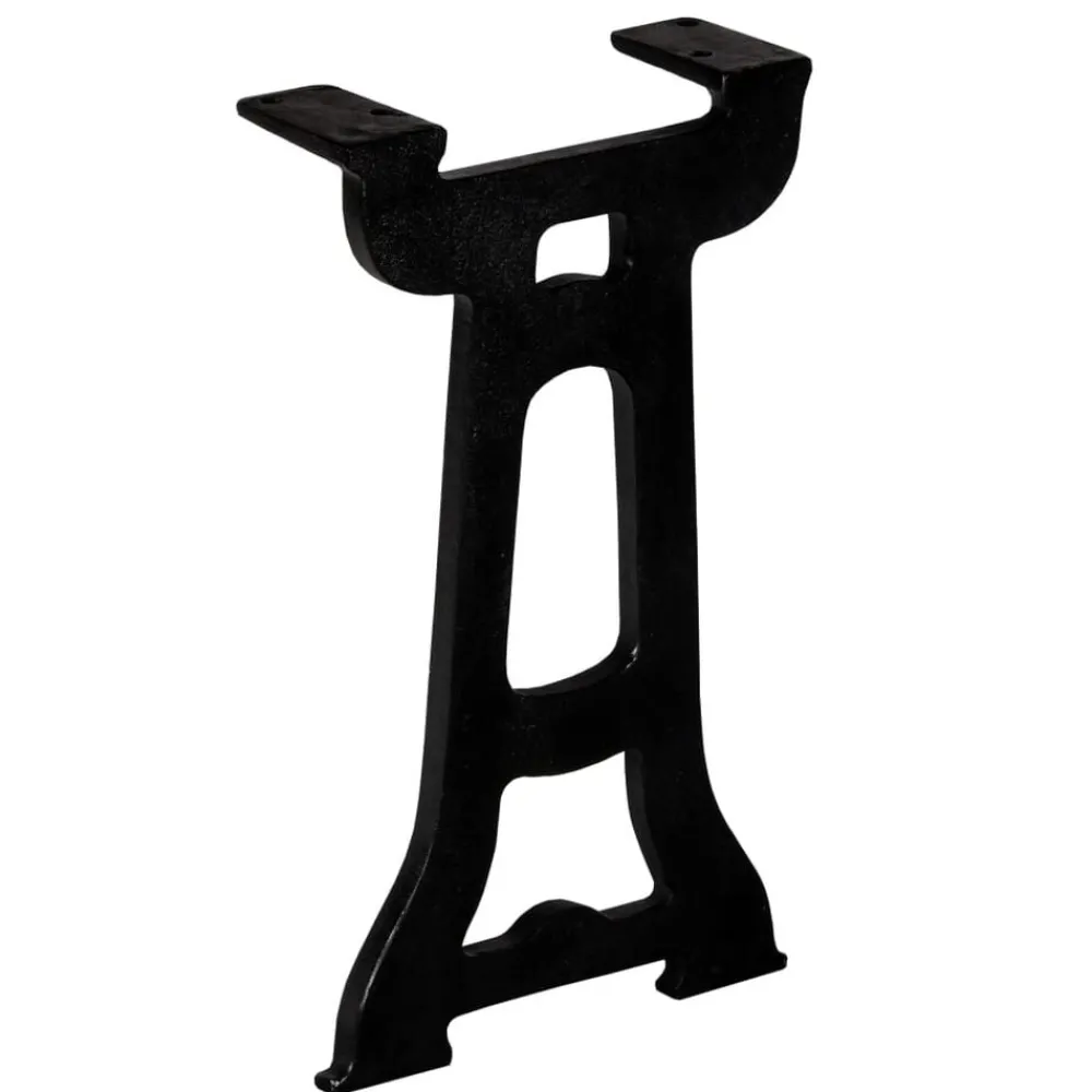 Accessoires Pour Tables-vidaXL Pied de banc 2 pcs Cadre en Y Fonte