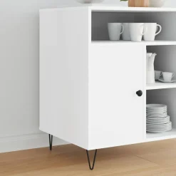 vidaXL Pied de meuble 2 pcs Noir 54,1 x 54,1 x 100 mm Fer