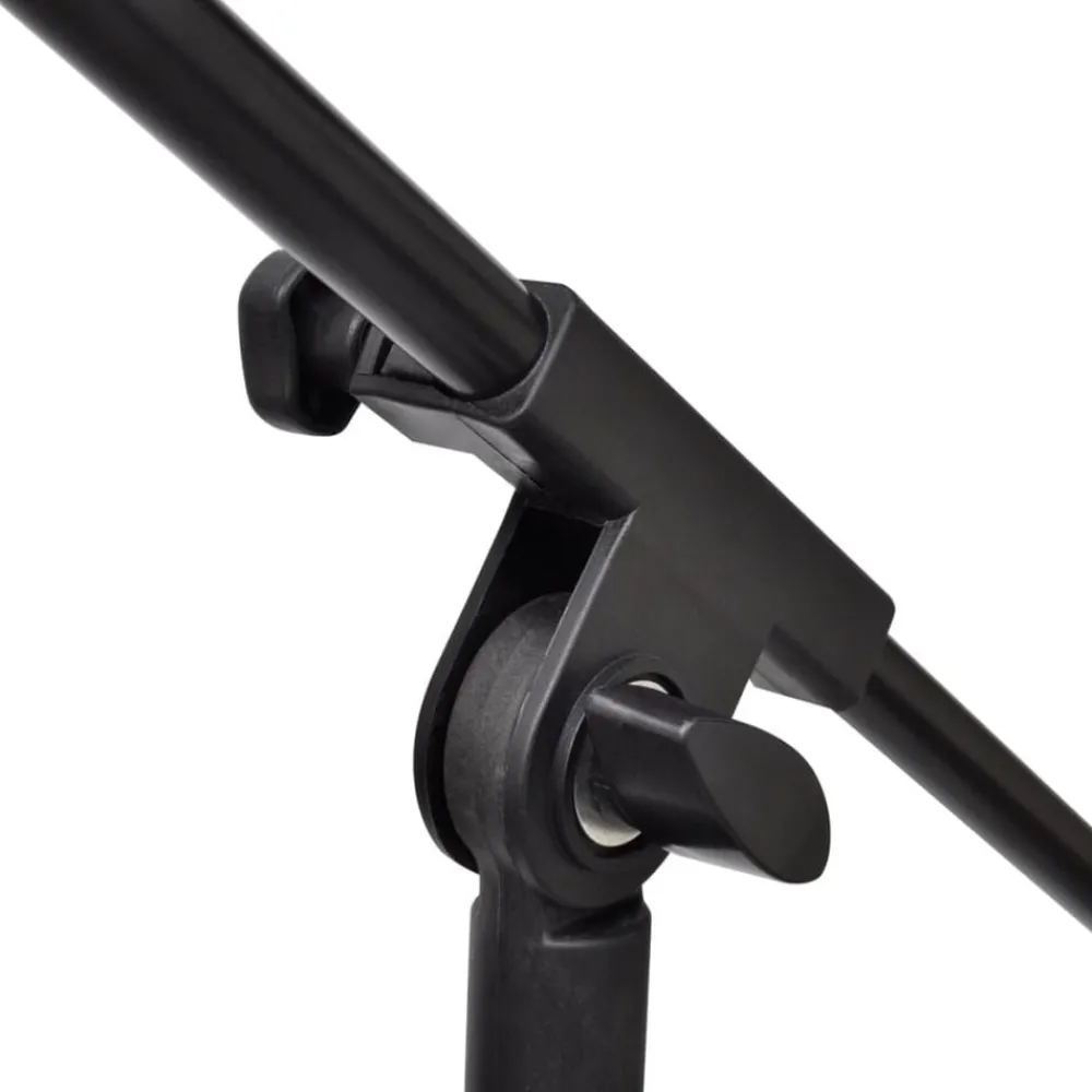 Arts & Loisirs-vidaXL Pied de microphone réglable en hauteur et pliable